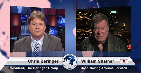 Chris beringer and William Shatner